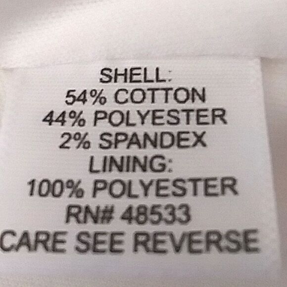 Gown Formal Semiformal Strapless Jacquard Rhinestones Bow White Like New M - Picture 11 of 13